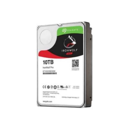 Picture of Seagate IronWolf Pro ST10000NE0004 - Hard drive - 10 TB - internal - 3.5in - SATA 6Gb/s - 7200 rpm - buffer: 256 MB - with Seagate Rescue Data Recovery