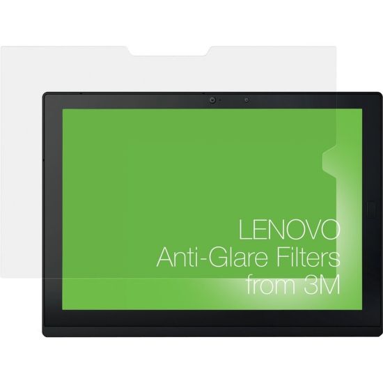 Picture of Lenovo Anti-glare Filter for X1 Tablet from 3M Matte - For LCD Tablet PC - Fingerprint Resistant, Scratch Resistant, Scuff Resistant, Smudge Resistant - Anti-glare - 1