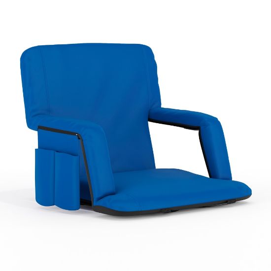 Picture of Flash Furniture Reclining Stadium Chair, Blue