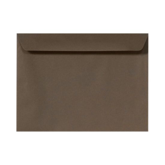 Picture of LUX Booklet 9in x 12in Envelopes, Gummed Seal, Chocolate Brown, Pack Of 500