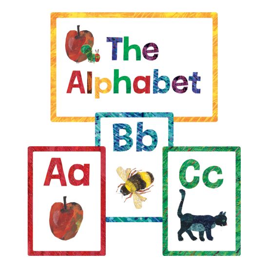 Picture of Carson-Dellosa World Of Eric Carle Alphabet Bulletin Board Set