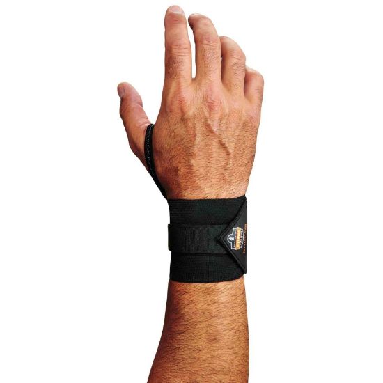 Picture of Ergodyne ProFlex 420 Supports, Wrist, Small/Medium, Black, Pack Of 6 Supports