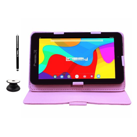 Picture of Linsay F7 Tablet, 7in Screen, 2GB Memory, 64GB Storage, Android 13, Pink