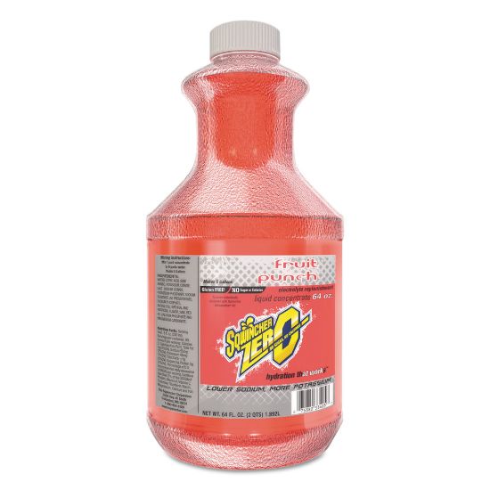 Picture of Sqwincher Lite Liquid Concentrate, Fruit Punch, 64 Oz, Case Of 6