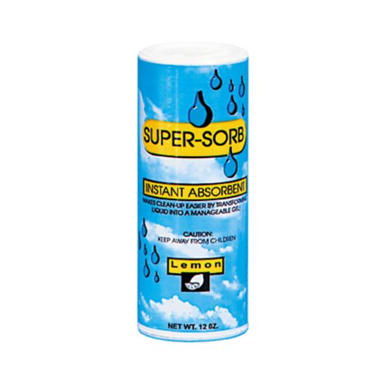 Picture of Fresh Products Super-Sorb Liquid Spill Absorbent, Lemon Scent, 12 Oz