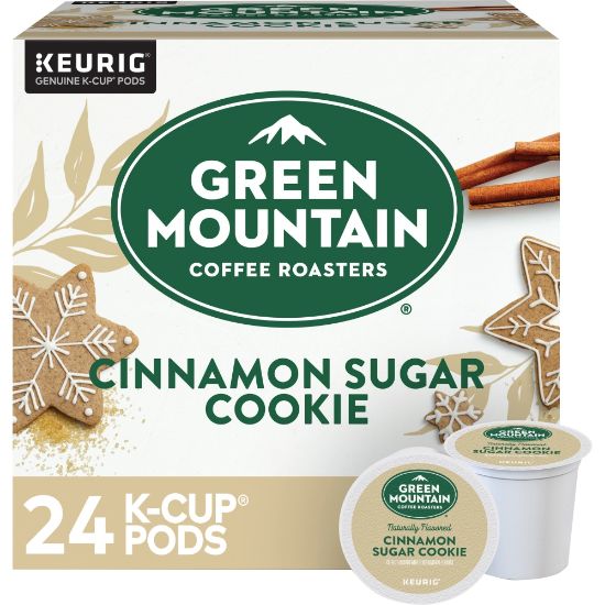 Picture of Green Mountain Coffee Single-Serve Coffee K-Cup Pods, Cinnamon Sugar Cookie, Carton Of 24