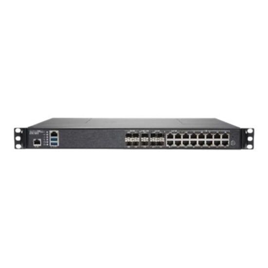 Picture of SonicWall NSA 3650 High Availability Network Security/Firewall Appliance - 16 Port - 1000Base-T, 10GBase-X - Gigabit Ethernet - DES, 3DES, AES (128-bit)