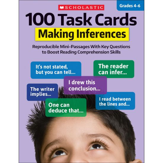 Picture of Scholastic 100 Task Cards: Making Inferences, Grades 4 - 6