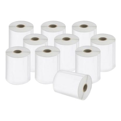 Picture of DYMO LabelWriter XL Shipping Labels, 4in x 6in, Rectangle, White, 220 Labels Per Roll, Pack Of 10 Rolls