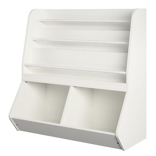 Picture of Ameriwood Home Nathan Kids 37inH 3-Cube Toy Storage Bookcase, White