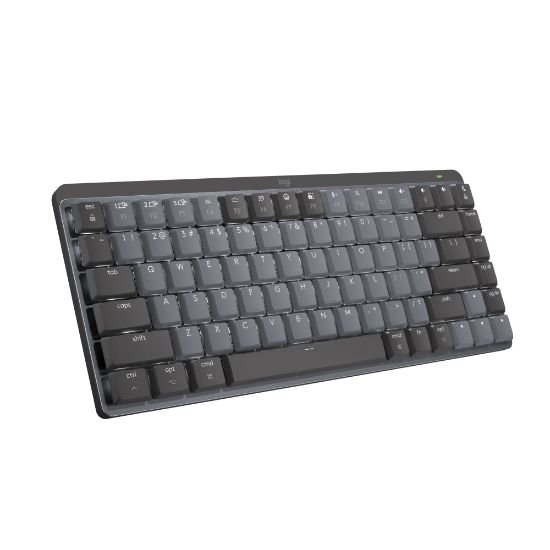 Picture of Logitech MX Mechanical Keyboard for Mac - Wireless Connectivity - Bluetooth - English - iPad - Mac - Mechanical/MX Keyswitch - Gray