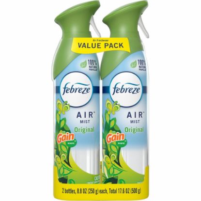 Picture of Febreze Air Freshener Spray, 8.8 Oz, Gain Original Scent, Pack Of 2