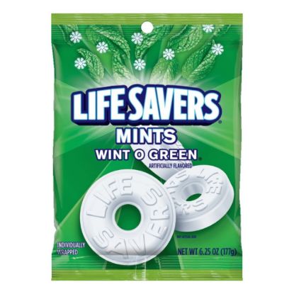 Picture of Life Savers New Wint-O-Green Mints, 6.25 Oz Bag