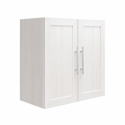 Picture of Ameriwood Home Systembuild Evolution Camberly Framed 24inW Wall Cabinet, Ivory Oak