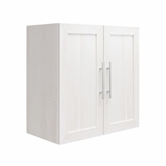 Picture of Ameriwood Home Systembuild Evolution Camberly Framed 24inW Wall Cabinet, Ivory Oak