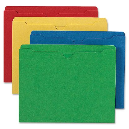 Picture of Smead Heavyweight Color File Jackets, Letter Size, Expansion, Assorted, Box Of 100