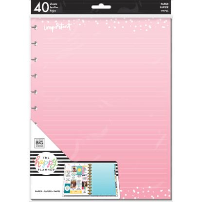 Picture of Happy Planner Big Filler Paper, 8-1/2in x 11in, 40 Sheets, Colorful