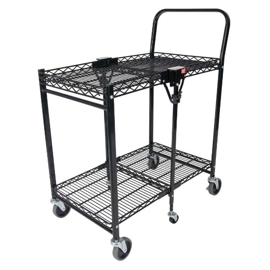 Picture of Bostitch Small Stow-Away Folding Cart, 39in x 19-1/2in x 31in, Black