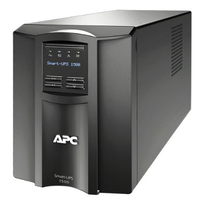 Picture of APC Smart-UPS 8-Outlet Stand-Alone Tower Uninterruptible Power Supply, 1,440VA/1,000 Watts, SMT1500C