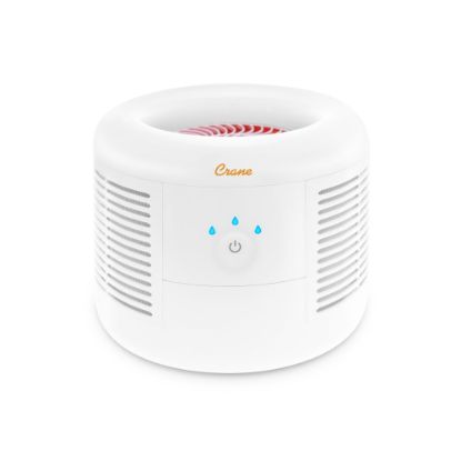 Picture of Crane HEPA Air Purifier with 3 Speed Settings, 300 Sq Ft. Coverage, 9 1/4in x 9 1/4in x 7 1/4in, White