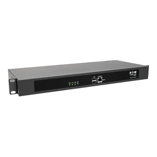 Picture of Eaton Tripp Lite Series 48-Port Serial Console Server, USB Ports (2) - Dual GbE NIC, 4 Gb Flash, Desktop/1U Rack, TAA - Console server - 48 ports - 1GbE, RS-232 - 1U - TAA Compliant