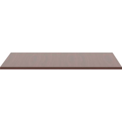 Picture of Lorell Revelance 60inW Rectangular Conference Tabletop, Mahogany