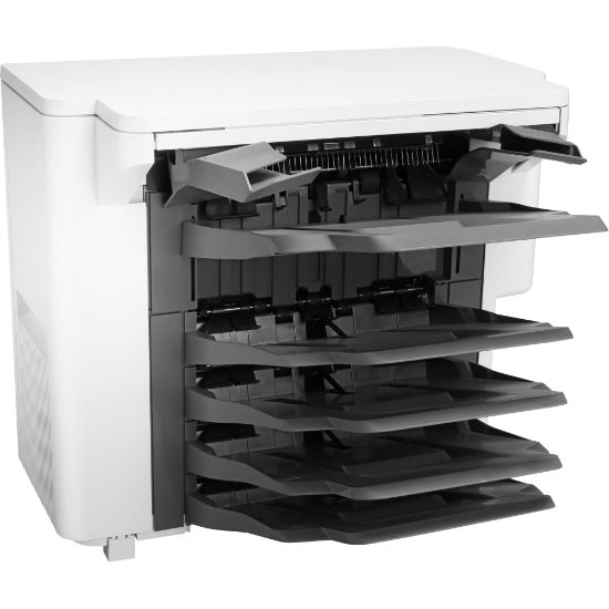 Picture of HP LaserJet Stapler/Stacker/Mailbox - Plain Paper - Custom Size - 2.99in x 5in , Custom Size - 5in x 14.02in - 800 Sheets