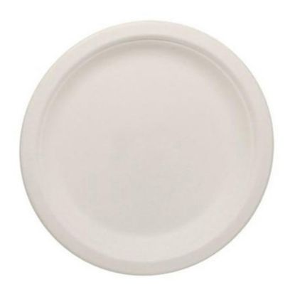 Picture of Karat Earth 7in Round Bagasse Plates, Natural, Set Of 1,000 Plates