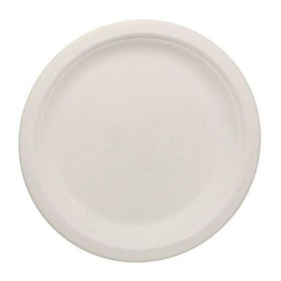 Picture of Karat Earth 7in Round Bagasse Plates, Natural, Set Of 1,000 Plates