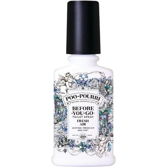 Picture of Poo-Pourri Before You Go Toilet Spray, 4 Oz, Jasmine + Fresh Air + Mint, Pack Of 12 Bottles