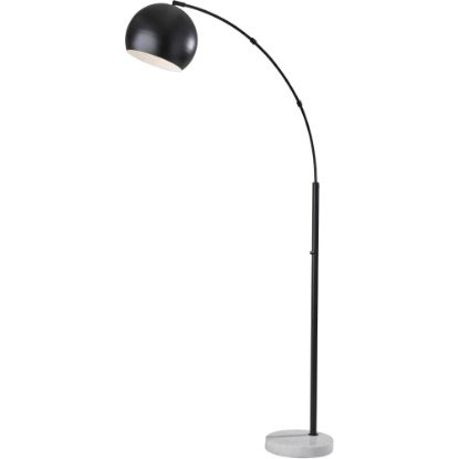 Picture of Adesso Astoria Arc Floor Lamp, 78inH, Matte Black