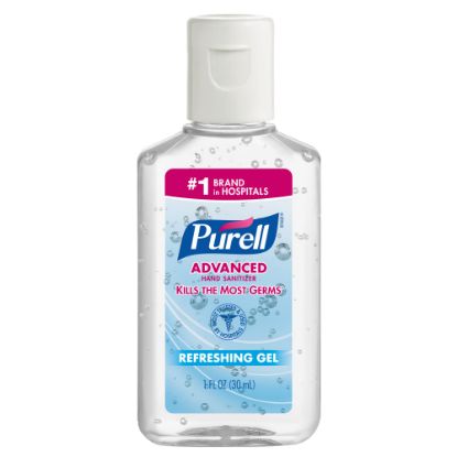 Picture of Purell Advanced Hand Sanitizer Gel, 1 Oz Flip-Cap Bottles, Case Of 250