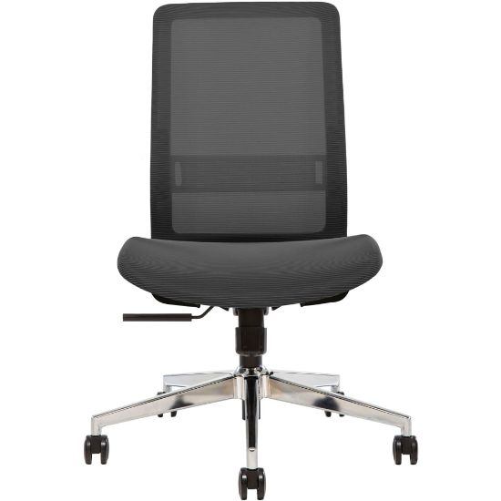 Picture of Sinfonia Sing Ergonomic Mesh Mid-Back Task Chair, Armless, Black