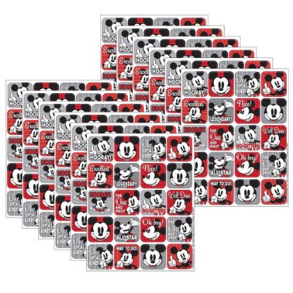 Picture of Eureka Theme Stickers, Mickey Mouse Throwback, 120 Stickers Per Pack, Set Of 12 Packs