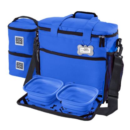 Picture of Mobile Dog Gear Week Away Bag For Small Dogs, 11inH x 6inW x 12inD, Royal Blue