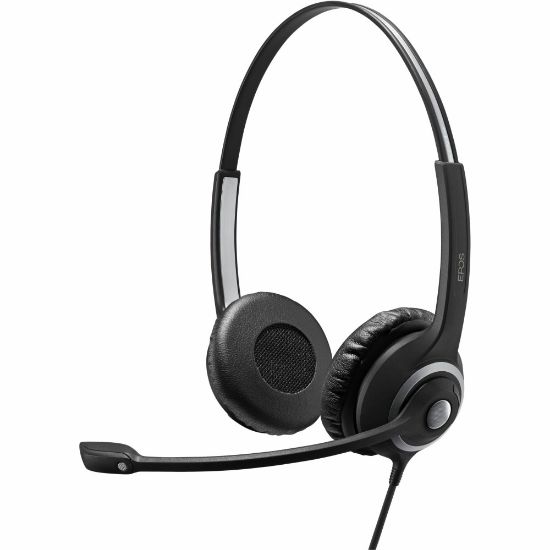 Picture of EPOS IMPACT SC 260 Headset - Stereo - Easy Disconnect - Wired - On-ear - Binaural - Noise Cancelling, Electret, Uni-directional, Condenser Microphone - Black