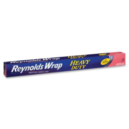 Picture of Reynolds Wrap Heavy Duty Aluminum Foil - Moisture Proof, Odor Proof, Grease Proof, Durable, Heat Resistant, Cold Resistant, Heavy Duty - Aluminum - Silver