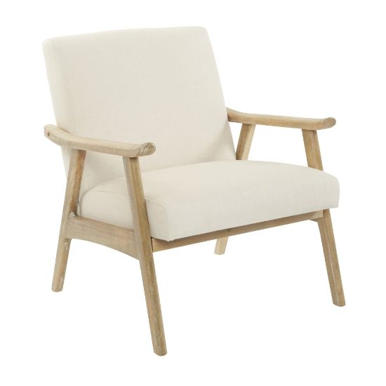 Picture of Ave Six Work Smart Weldon Chair, Linen/Light Brown