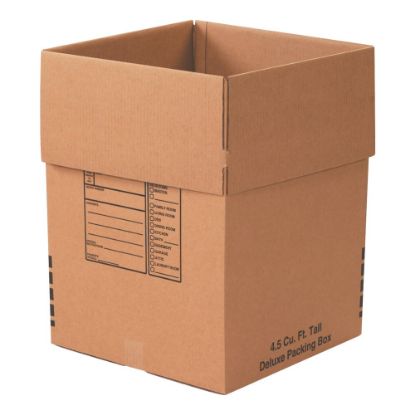 Picture of Partners Brand Deluxe Packing Boxes, 18in x 18in x 24in, Kraft, Bundle Of 6 Boxes