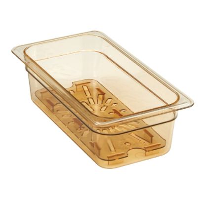 Picture of Cambro H-Pan High-Heat Drain Shelves For GN 1/3 Food Pans, Amber, Pack Of 6 Shelves