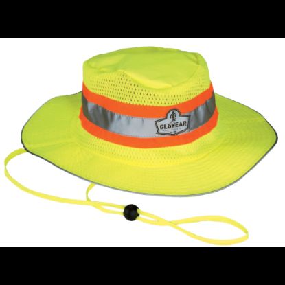 Picture of Ergodyne GloWear 8935 Hi-Vis Polyester Ranger Hat, Small/Medium, Lime