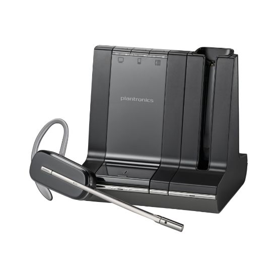 Picture of Plantronics Savi 740 Wireless Headset System, Black/Silver