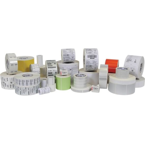 Picture of Zebra Wax Ribbon 4.17inx1476ft 2000 Standard 1in core - Thermal Transfer - Black - 24