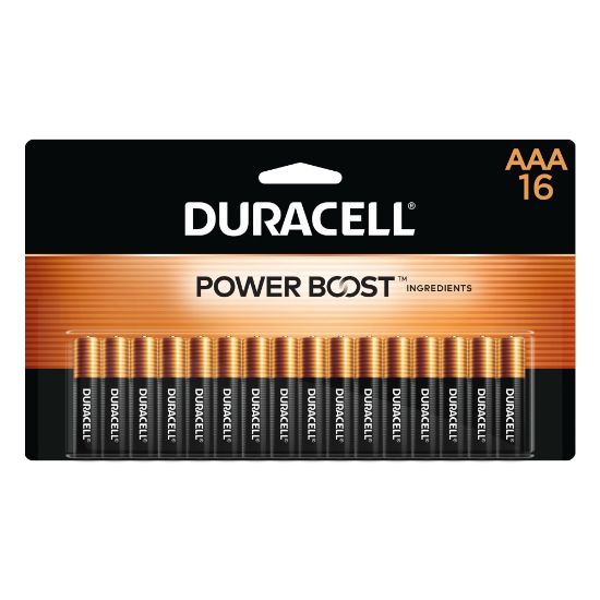 Picture of Duracell Coppertop AAA Alkaline Batteries, Pack Of 16