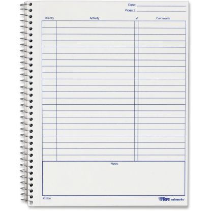 Picture of TOPS Noteworks Project Planner, 6 3/4in x 8 1/2in, Metallic Gold