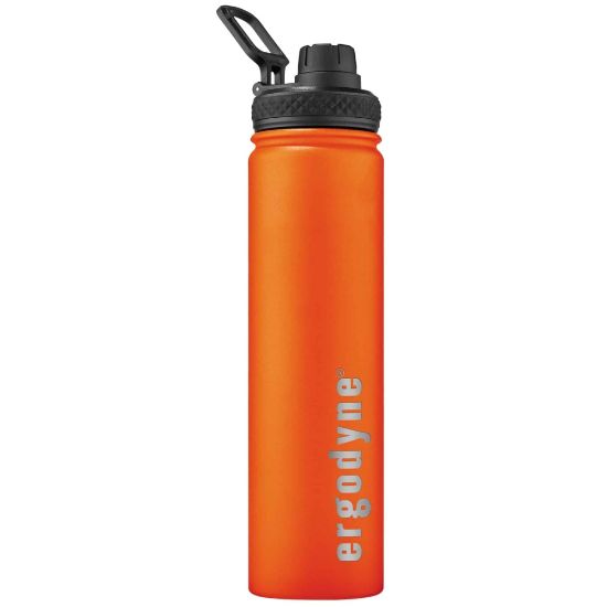 Picture of Ergodyne Chill-Its 5152 Insulated Stainless Steel Water Bottle, 25.36 Oz, Orange