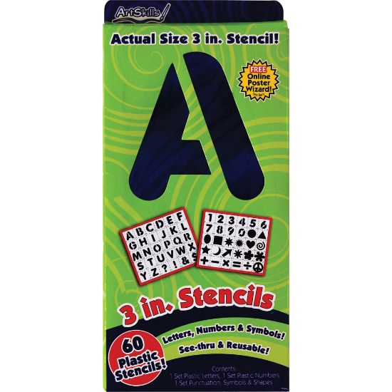 Picture of ArtSkills Stencil Kit, Pack Of 60