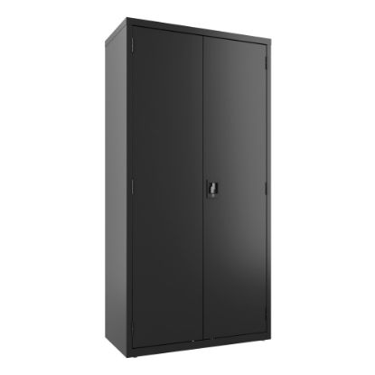 Picture of Lorell Fortress Series Steel Wardrobe Cabinet, Black