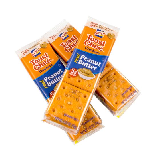 Picture of Lance Toast Chee Peanut Butter Crackers, Pack of 6, Box Of 40