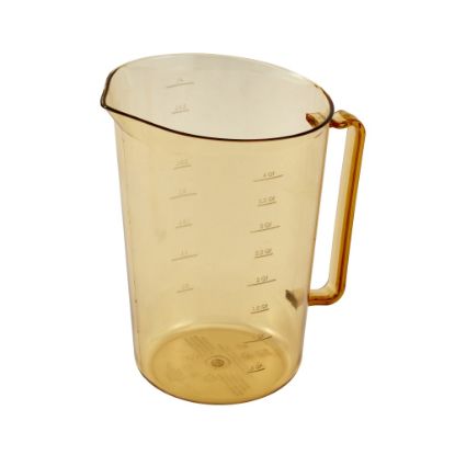 Picture of Cambro High-Heat Measuring Cup, 128 Oz, Amber